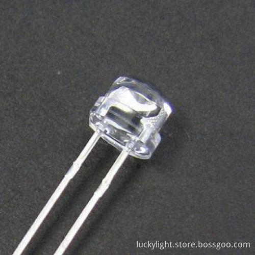 4.8mm Round LED with 3,000K White Color, Viewing Angle of 100°